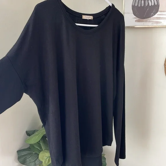 rag & bone Black Long Sleeve Top Women’s XL - Picture 4 of 5